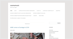 Desktop Screenshot of coomamusic.com.au
